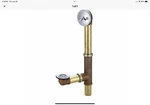 Central Brass 1655 Chrome Multi-tub Trip Lever Bath Drain Heavy Pattern Tee Top. Fixed Price $62.00.