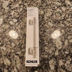 Kohler Arsdale 9 In. Grab Bar Vibrant Brushed Nickel K-R27237-BN Complete. Fixed Price $32.00.