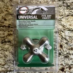 Danco Decorative Cross Handle 89255 Brushed Nickel Finish, Universal - New. Fixed Price $15.00.