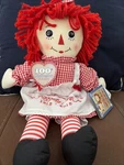 Raggedy 100TH Anniversary Classic American Doll 17 Plush Hasbro Aurora. Fixed Price $20.95.