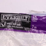Everbilt Tubular Waste Arm Trap Slip X Chrome-plated Brass 1-1/2" 7". Fixed Price $9.49.