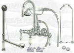 Kingston Brass CCK10T1- Do Polished Chrome Clawfoot Tub Kit Package. Fixed Price $834.39.