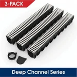 Reln Storm Drain W X 5.25 39.4 Channel Stainless Kit (3 Pack). Fixed Price $193.56.