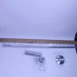 Westbrass Flat Head Supply Line Kit With Round Handles 1/2 Ips X 3/8"OD 20". Fixed Price $18.26.