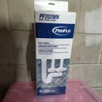 New Proflo 3 Piece Lavatory Trap & Covers White PF202WH. Fixed Price $28.86.