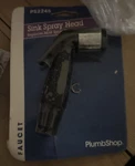 Plumbshop PS2245 Sink Spray Head Black Metallics With Wire Snap Ring. Fixed Price $6.99.