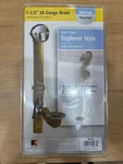 Keeney Triplever Style Bath Drain 1-1/2 Brass Chrome Finish. Fixed Price $22.00.