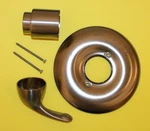 Delta Escutcheon Brilliance Stainless Steel 14 Multichoice + Sleeve Handle. Fixed Price $39.99.