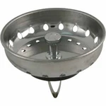 (6)-KEENEY 3-3/8 In. Stainless Steel Spring Action Post Basket Strainer Stopper. Fixed Price $46.99.