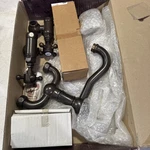 Nicolas Rubinetteria Tuscan Brass Italy Faucet A1418XMTCB Cross Handle Rohl. Fixed Price $828.73.