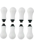 Moen Faucet Handle Replacement Cross Insert Glacier White Genuine Part #14718. Fixed Price $39.99.