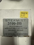 Steamist 3199-BB Steamhead Brushed Bronze 360. Fixed Price $184.00.