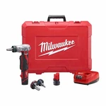Milwaukee 2432-22 12V M12 Propex Cordless 1/2"-1" Head Expansion Tool Kit. Fixed Price $499.00.
