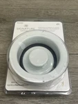 Signature Hardware SH162WH 3-1/2" Brass Disposal Flange & Stopper White. Fixed Price $26.99.