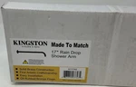 Kingston Brass 17" Rain Drop Shower Arm Oil Rubbed Bronze Finish K117A5 *read*. Fixed Price $22.49.