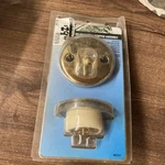 Danco Polished Chrome Universal Trip Lever Tub Overflow Plate Stopper Kit 80977. Fixed Price $11.99.
