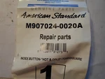 New: American Standard M907024-0020A, Index Buttons Hot & Cold, Town Square. Fixed Price $7.49.