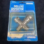 Shower Diverter Deluxe Alsons Chrome #4923 Open Original 1979 Product Package. Fixed Price $29.33.