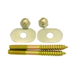 Lasco Toilet Screw Set, 1/4" X 2-1/2", Brass, #04-3611. Fixed Price $10.86.