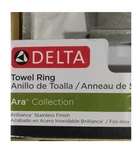 Delta Ara Towel Ring Brilliance Stainless Finish 77546-SS. Fixed Price $39.96.
