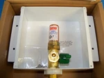 Oatey 39140 Metal Ice Maker Outlet Box 1/4 Turn Brass Hammer Valve. Fixed Price $65.00.