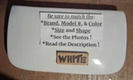 White 17.5 X 10 Glacier Bay Aio Pegasus Niagara 840-565 Toilet Tank Lid Cover. Fixed Price $68.00.