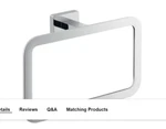 Nameeks Gedy 4470-13 #0 Wall Mounted Towel Ring. Fixed Price $41.58.