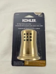 Kohler K-35714-2MB Air Gap Cover And Collar Dishwasher Brushed Moderne Brass. Fixed Price $19.00.