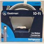 Eastman 247028 10FT Braided Stainless Steel Ice Maker Connector 1/4" Compression. Fixed Price $9.71.