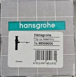 Hansgrohe 88509000 Drain With Pop-up Assembly, Chrome. Fixed Price $45.00.