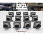 Nds 546 Mini Channel 2" End Outlet Pvc Gray Drainage System Cap 10-PACK. Fixed Price $49.50.