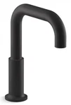Kohler K-14430-BL Purist Deck-mount Non-diverter Bath Spout, Matte Black. Fixed Price $540.00.