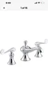 New Kohler Revival K-16102-4-CP Widespread Bathroom Sink Faucet, Chrome. Fixed Price $520.00.