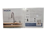 Moen Haelyn Pull-down Sprayer Kitchen Faucet With Soap Dispenser Stainless. Fixed Price $124.60.