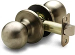 BK2020AB Ball Door Knob, Passage Function, 1 Pack, In Antique Brass. Fixed Price $26.99.