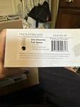 Westbrass Wall Mount Tub Spout With Front Diverter 5-1/4 E531D-1F. Fixed Price $30.00.