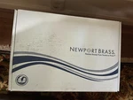 Newport Brass Wall Mount Lavatory Faucet Antique. Fixed Price $600.00.