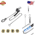 Compact Lever Hoist 1100LBS 10FT Lift Aluminum Body Portable Commercial Use. Fixed Price $181.79.