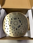 Brizo 87492-GL-1.5 Luxe Gold Shower Head, Multi-function, H2OKINETIC, Touch Clea. Fixed Price $298.99.
