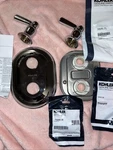 Kohler T10594-4-CP Bancroft Stacked Trim With Metal Lever Handles No Valve. Fixed Price $175.00.