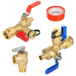 Efield 1/4 Turn Isolator Tankless Water Heater Valve Kit, 3/4"PEX Crimp Inlet. Fixed Price $66.99.