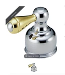 New Delta Roman Tub Metal Lever Handles - Qty 2 In Chrome Polished Brass H65CB. Fixed Price $69.99.