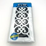 Decor Grates FS410-WH Scroll Design Floor Register, 4X10 Inches, White. Fixed Price $12.30.