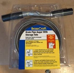 Brasscraft 1/4" X 15 Drain Auger Sealed Pkg Lumber Snake Cable Clog Tool. Fixed Price $15.00.