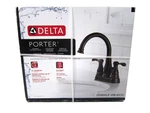 Delta Porter Two Handle Centerset Bathroom Sink Faucet -25984LF-OB-ECO- Sealed!. Fixed Price $89.95.