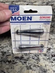 Moen 14705 Chrome Replacement Handles Set Of 2 New In Box. Fixed Price $59.00.