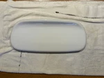 Toto Bristol ST866 Toilet Tank Lid Replacement, Cotton White, Used, Chipped. Fixed Price $59.99.