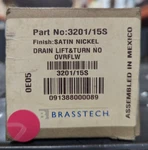 Newport 3201/15S Brasstech Lift And Turn Lavatory Drain Satin Nickel Pvd. Fixed Price $76.99.