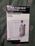 Everbilt Dual Flush Valve 3" 1005 129 161 New In Box. Fixed Price $14.99.