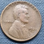 1924 Lincoln Wheat Cent 1C Better Grade #101683. Fixed Price $39.99.